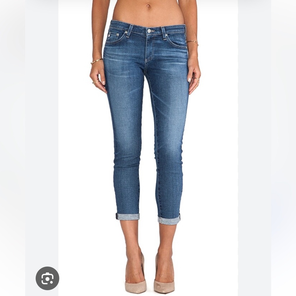 AG Adriano Goldschmied Indigo Ankle Jeans